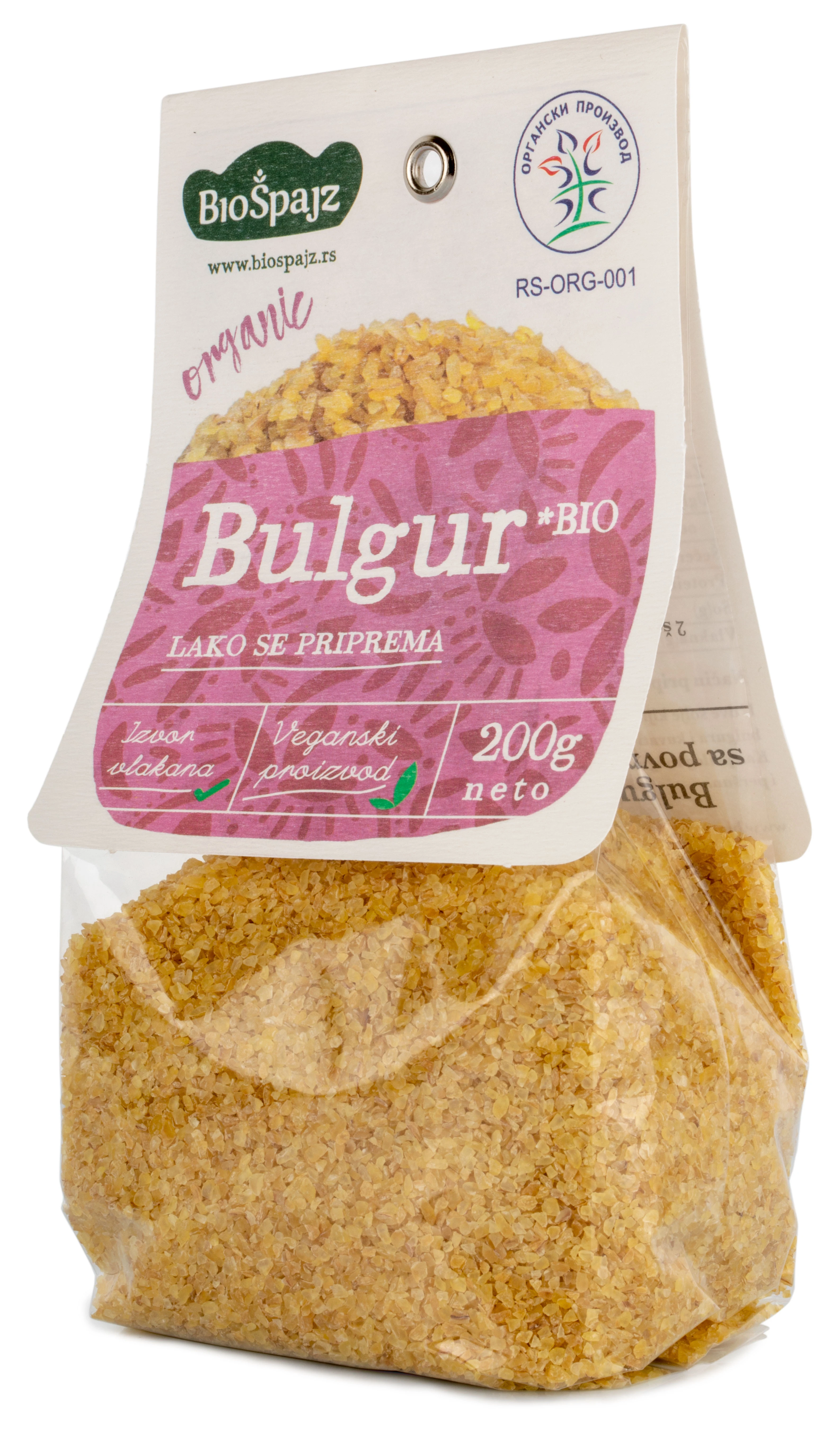 Bulgur (organski proizvod)  200 g Bio Špajz